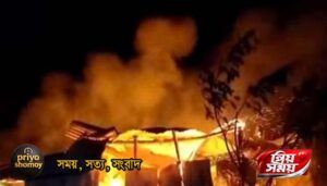 হাজীগঞ্জ জিয়ানগরে বসতঘর পুড়ে যাওয়ার ঘটনায় আদালতে মামলা