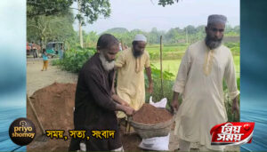 জনদুর্ভোগ নিরসনে খিদিরপুরে রাস্তা মেরামত কার্যক্রমে চেয়ারম্যান প্রার্থী কাজী ওবায়দুল হক মোদ্দাচ্ছের