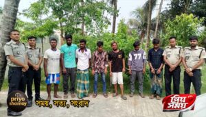 আদমদীঘিতে ৭ মাদক কারবারির জেল-জরিমানা