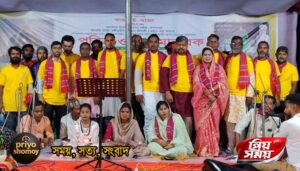 জামালপুর সদর উপজেলা নির্মাণ শ্রমিক ইউনিয়নের উদ্যোগে বাউল সন্ধ্যা অনুষ্ঠিত