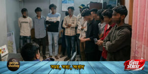 শাহরাস্তিতে সন্ধ্যার পর বাইরে ঘোরাফেরায় ২০ শিক্ষার্থী আটক, অভিভাবকের জিম্মায় মুক্তি