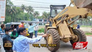 চাঁদপুর–কুমিল্লা আঞ্চলিক সড়কে উচ্ছেদ অভিযান: দুই পাশে ভাঙা হবে ২৭০ অবৈধ স্থাপনা