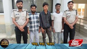 বগুড়া আদমদীঘিতে ভ্রাম্যমান আদালতে তিন মাদক কারবারীরকে জেল ও অর্থদণ্ড