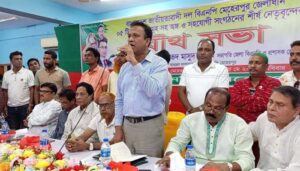 মেহেরপুরে বিএনপির ৫ ইউনিটের যৌথ মহাসমাবেশ