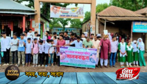 সিরাজগঞ্জ রায়গঞ্জের নিমগাছি হাট ও স্কুলের রাস্তার বেহাল দশা