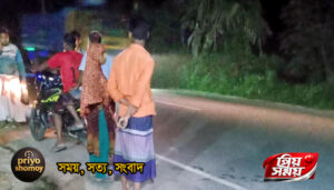 বগুড়ার আদমদীঘিতে বাসের ধাক্কায় মোটরসাইকেল আরোহী নিহত