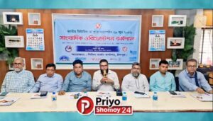জাতীয় ভিটামিন ‘এ’ প্লাস ক্যাম্পেইন উপলক্ষে চাঁদপুরের সাংবাদিকদের নিয়ে ওরিয়েন্টেশন কর্মশালা অনুষ্ঠিত