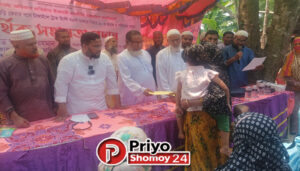 স্বজন হারানো পরিবারগুলোর পাশে শ্রমিক কল্যাণ ফেডারেশন