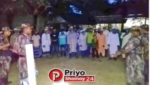 রাতের আঁধারে বাঁশি-সার্চলাইট, পুশ-ইন ঠেকাতে প্রস্তুত বিজিবি