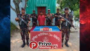 কুমিল্লায় বিজিবির অভিযানে ১৯ হাজার ৯৫০ পিচ ইয়াবাসহ গ্রেফতার ১