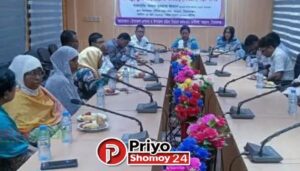 তাড়াশে কিশোর-কিশোরী ক্লাব স্থাপনে কমিটির সভা