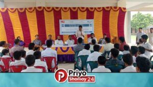 শ্যামনগরে বিশ্ব পরিবেশ দিবস উপলক্ষে বর্জ্য পরিস্থিতি পর্যবেক্ষণ পদযাত্রা