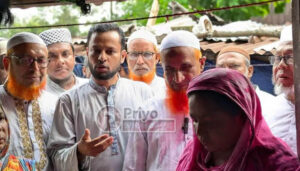 সান্তাহারের আলোচিত শিশু রাকা হত্যাকান্ড, পরিবারের পাশে দাঁড়ালেন জামায়াত নেতারা