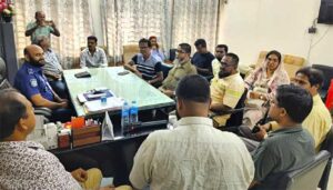 আমতলী থানার নবাগত ওসির সঙ্গে সাংবাদিকদের মতবিনিময় সভা অনুষ্ঠিত