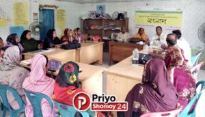 শ্যামনগরে জলবায়ু সহনশীল কৃষি বিষয়ক সংলাপ অনুষ্ঠিত