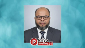 চাঁদপুর আশিকাটি ইউপি ভূমি সহকারী কর্মকর্তা নজরুল ইসলামের যোগদান