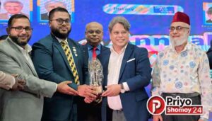পাঁচটি মর্যাদাপূর্ণ পুরস্কারে ভূষিত রোটারি ক্লাব অব চাঁদপুর সেন্ট্রাল