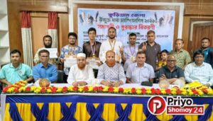 কুড়িগ্রামে জেলা উন্মুক্ত দাবা চ্যাম্পিয়নশিপের সমাপ্তি: চ্যাম্পিয়ন জিম