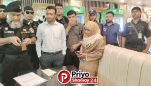 বগুড়া কাচ্চি ডাইনের ভোক্তা অধিদপ্তরের অভিযানে ৪০ হাজার টাকা জরিমানা আদায়