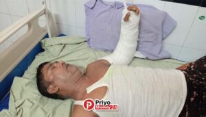 শাহমাহমুদপুরের ৪নং ওয়ার্ড ইউপি সদস্য বিল্লাল খান সড়ক দুর্ঘনায় আহত,সুস্থ্যতার জন্য দোয়া কামনা