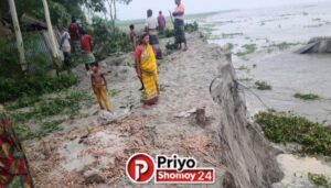 সুন্দরগঞ্জে নদীগর্ভে বিলীন ৫ শতাধিক বসতভিটা: হুমকিতে বিস্তীর্ণ জনপদ