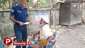 চাঁদপুরে ট্রাফিক পুলিশের মোটরযান অভিযান অব্যাহত : ১৭ যানবাহন জব্দ