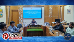 চাঁদপুরে তেল মনিটরিং, ভোক্তা অধিকার ও টাস্কফোর্স কমিটির সভা অনুষ্ঠিত