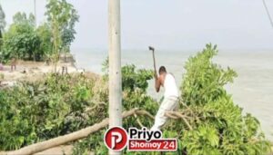 ব্রহ্মপুত্রের ভাঙনে মুহূর্তেই হারাল ২৫ পরিবারের ঠিকানা, আতঙ্কে তীরবর্তী মানুষ