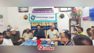 শ্যামনগর উপজেলা প্রেসক্লাবের সাধারণ সভা অনুষ্ঠিত