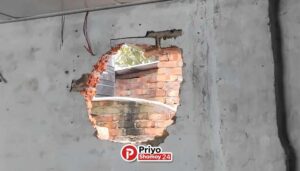 সান্তাহারে এক রাতে ছয় দোকানে টিন ও দেয়াল কেটে চুরি : ব্যবসায়ীদের মাঝে আতংক