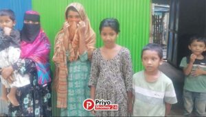 রায়পুরে চার সন্তানসহ গৃহবধূ শাহানাজকে হত্যার চেষ্টার অভিযোগ