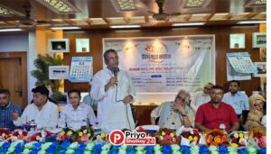 বর্ণাঢ্য আয়োজনে দৈনিক চাঁদপুর প্রবাহের রজতজয়ন্তী উদযাপন