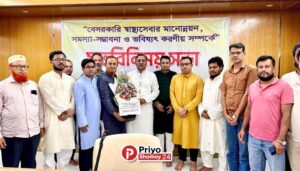 নির্ভয়ে চিকিৎসাসেবা দিন, মব-হয়রানির বিরুদ্ধে কঠোর ব্যবস্থা নেওয়া হবে : ইঞ্জি. মমিনুল হক এমপি