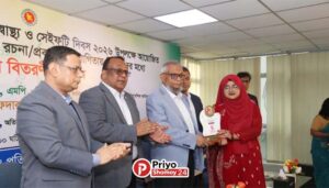 মে দিবস উপলক্ষে জাতীয় রচনা প্রতিযোগিতায় তৃতীয় হলেন চাঁদপু‌রের সামিরা মেহনাজ নুসরাত