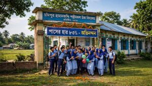 চাঁদপুর হামানকর্দ্দি পল্লীমঙ্গল উচ্চ বিদ্যালয়ে পাসের হার ৮৩ শতাংশ