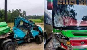 চট্টগ্রাম-কক্সবাজার মহাসড়কে বাস-লেগুনা সংঘর্ষে নিহত ৪, আহত ৫