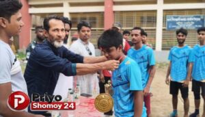 দয়াময়ী যুবসমাজের উদ্যোগে জামালপুরে প্রীতি ফুটবল ম্যাচ অনুষ্ঠিত