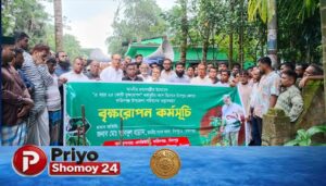 ফরিদগঞ্জ পাইকপাড়া উত্তর ইউনিয়নে বৃক্ষরোপণ কর্মসূচি উদ্বোধন