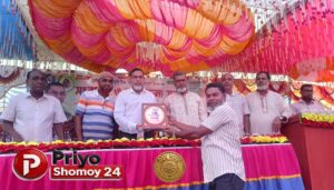আদমদীঘির ছাতিয়ানগ্রামে সাংসদ মহিত তালুকদারকে সংবর্ধনা প্রদান