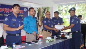 শ্যামনগর থানার ওসি সাফিউল ইসলাম সাতক্ষীরার শ্রেষ্ঠ ওসি নির্বাচিত