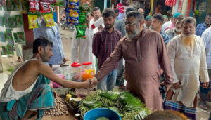 শাহরাস্তিতে চেয়ারম্যান প্রার্থী সাইফুল ইসলাম রনির পক্ষে গণসংযোগ