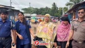 চাঁদপুর লঞ্চঘাটে ৯ কেজি গাঁজাসহ দুই বোন গ্রেপ্তার