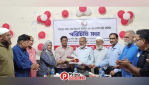 চাঁদপুর জেলা রেড ক্রিসেন্ট ইউনিটের কার্যনির্বাহী কমিটির প্রথম সভা অনুষ্ঠিত