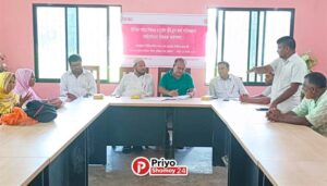 কুড়িগ্রামে সিআরএ ও দুর্যোগ ঝুঁকি হ্রাস কর্মপরিকল্পনা পর্যালোচনা বিষয়ক কর্মশালা