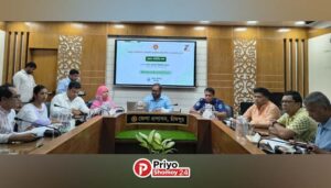 চাঁদপুরে নজরুল বর্ষ উপলক্ষে চাঁদপুর জেলা কমিটির সমন্বয় সভা অনুষ্ঠিত