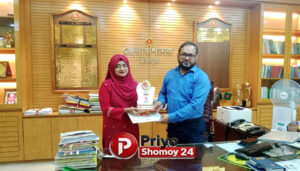 জাতীয় পর্যায়ে সাফল্যে চাঁদপুর জেলা প্রশাসকের শুভেচ্ছা পেলেন সামিরা